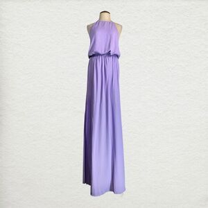 Show Me Your Mumu Heather Halter Maxi Dress Lavender Purple M NWT Formal Wedding